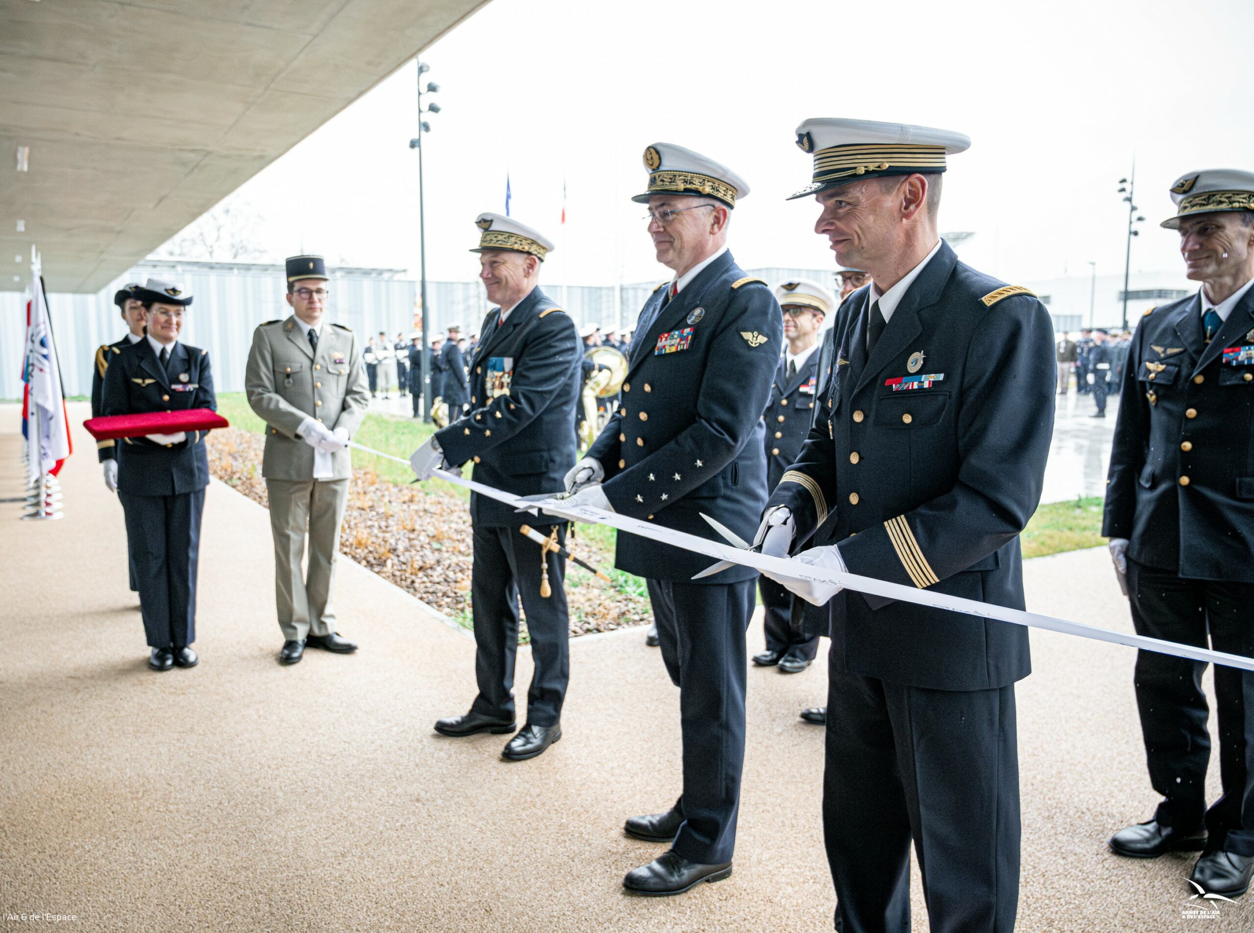 Captation Nato Space, centre d'excellent de l'Otan : Inauguration